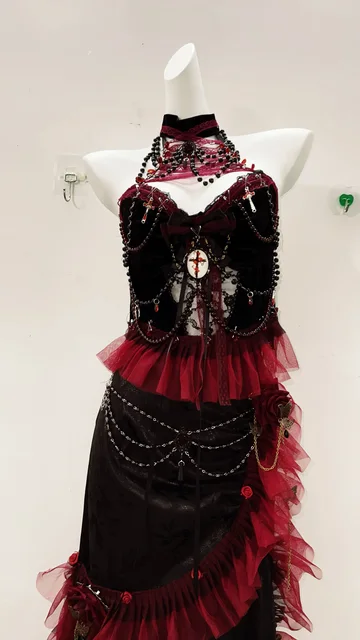 Halter Neck Top and Skirt Set 2