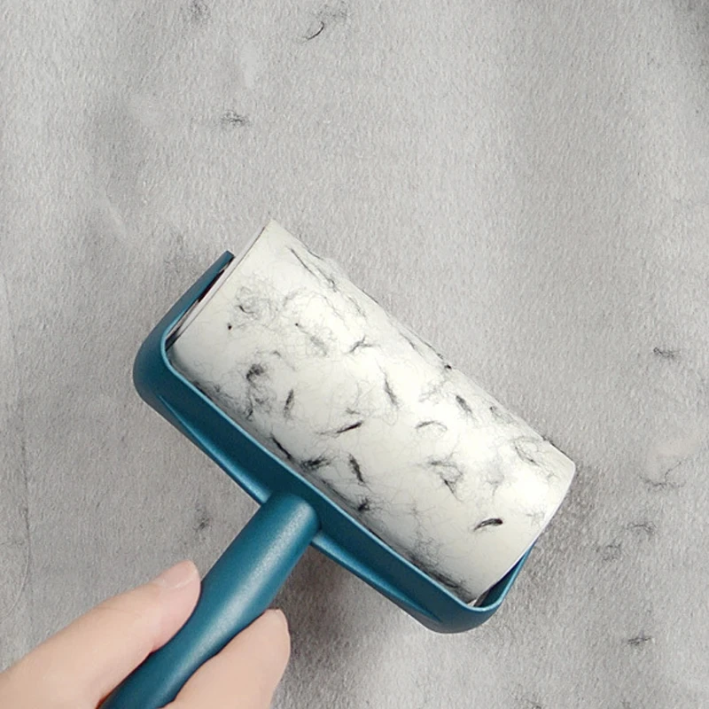 Tearable Roll Paper Sticky Roller Dust Wiper Pet Hair Clothes Carpet Tousle Remover Portable Replaceable Cleaning Brush Tool lint remover pet hair remover lint roller cleaning tools clothes lint remover lint remover brush