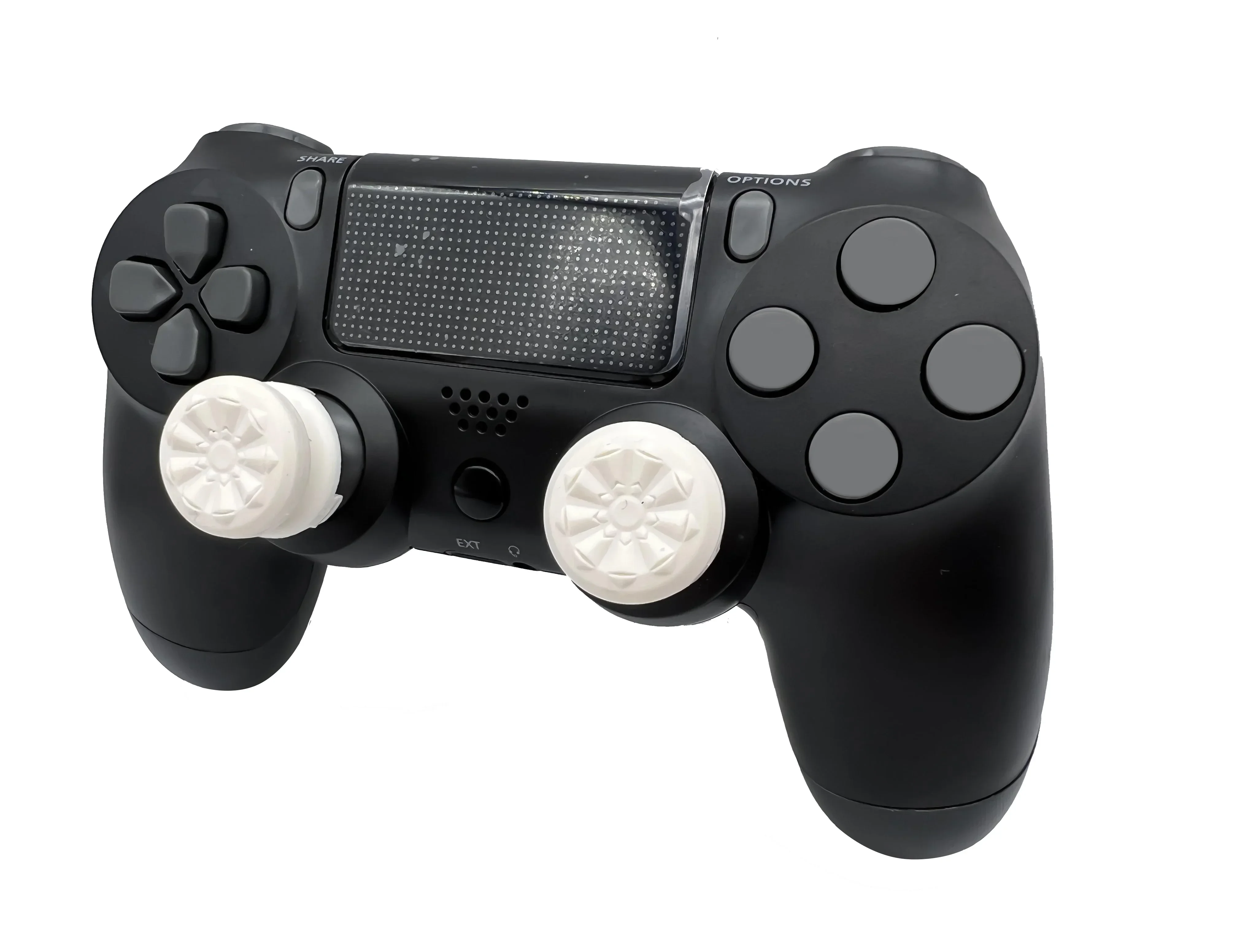 ZOMTOP for Playstation 4 (PS4) and Playstation 5 (PS5) gamepad thumbsticks 1 high-rise 1 mid-rise joystick replacement silicone analog stick caps analog joystick caps