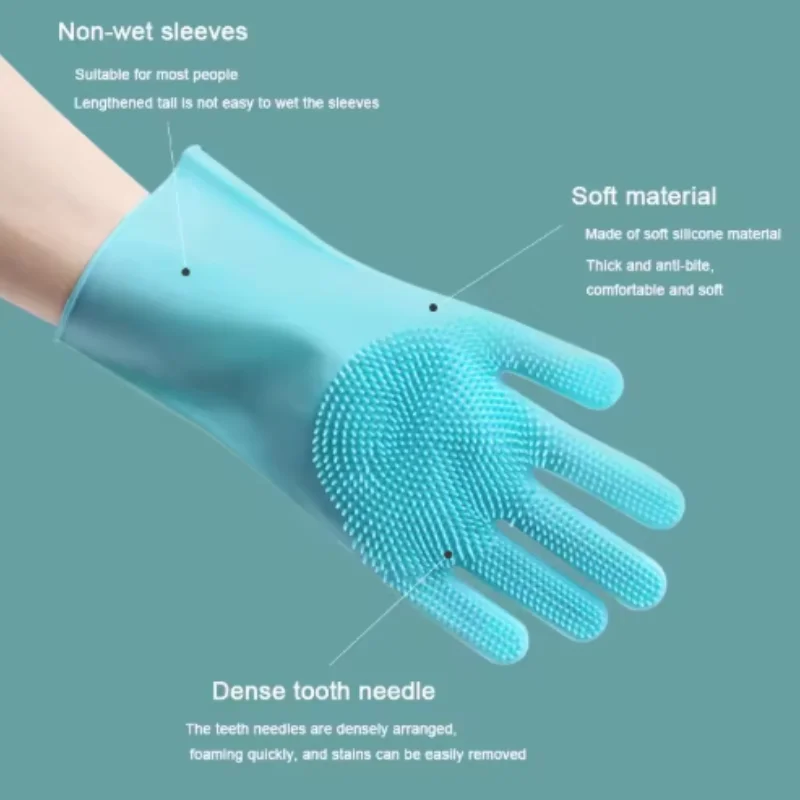 Multifunktionaler Silikonhandschuh, geeignet für alle Haustierrassen.