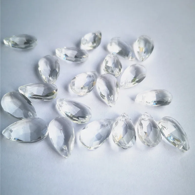 

High Quality 1000pcs/Lot 16MM Clear Crystal Faceted Chandelier Parts Diy Suncatcher Pendants Christmas Tree Romantic Decoration