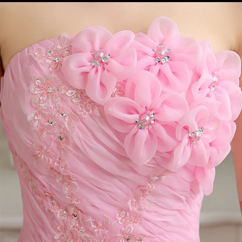 ruthshen Ball Gown Sweet Pink Vestidos De 15 Flowers Cheap Quinceanera Gowns Sweet 16 Debutante Dresses Robe De Bal