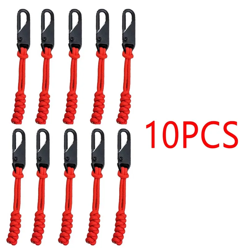 5-Pack Durable Fabric Zipper Puller Repair Kit with Zipper Closure Replacement Sliders