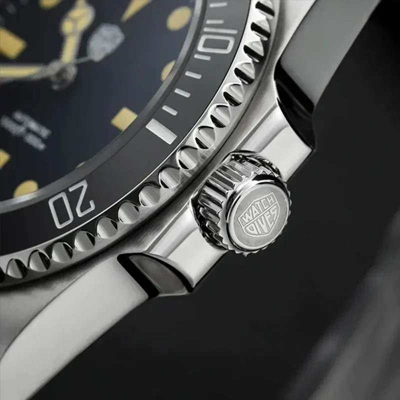 Watchdives Mechanical Watch WD1680V Sapphire Crystal NH35 Automatic C3 Super Luminous 300M Stainless Steel 41mm Men Diving Watch