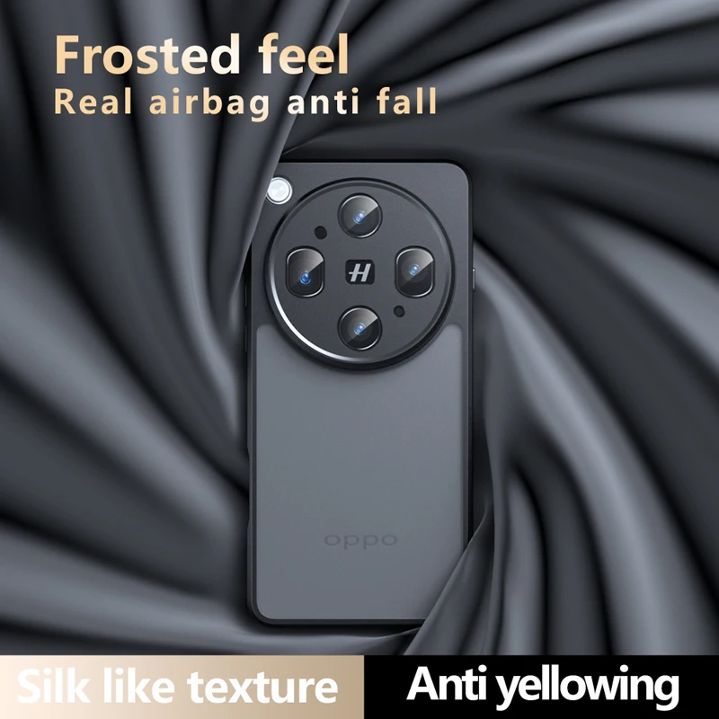 Shockproof Frosted Matte Case with Anti-Fingerprint Transparent Cover