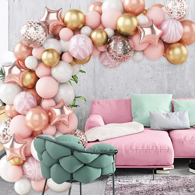 

Classroom Decoration Balloon Ins Macaron Chain Set Wedding Festive Birthday Party Backdrop Arrangement Stage Setting Ornaments