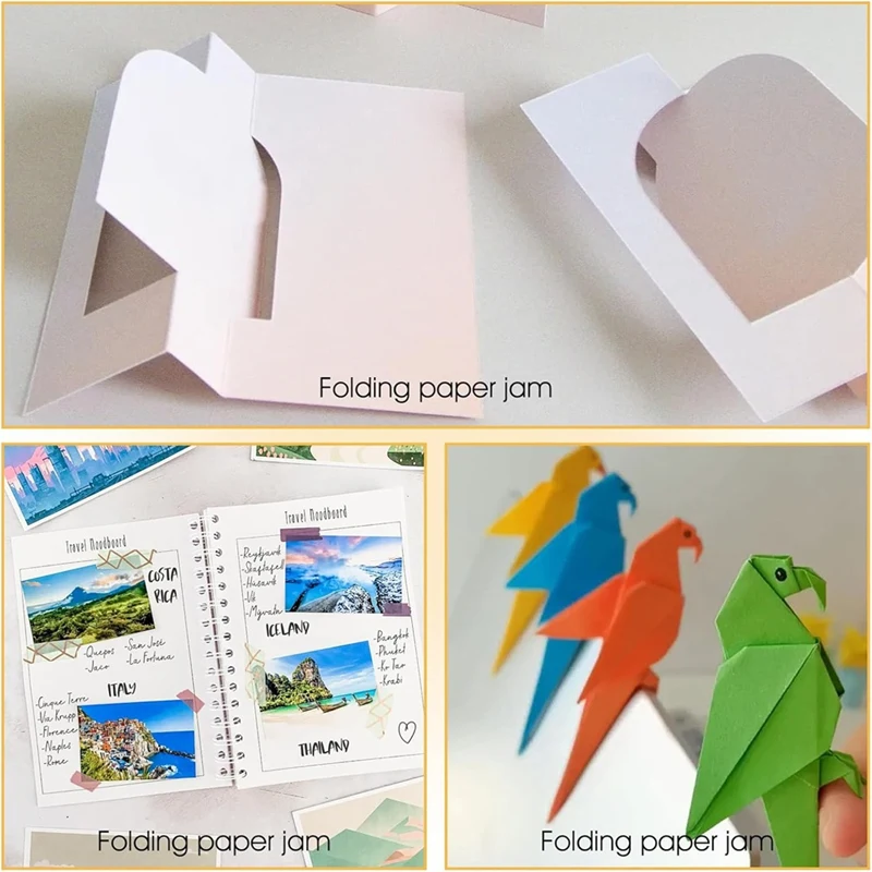 A31G-Bone Folder Tool, Paper Folding Tools,Plastic Bone Folder Paper Creaser,For Making Crafts Quilting Leathercraft