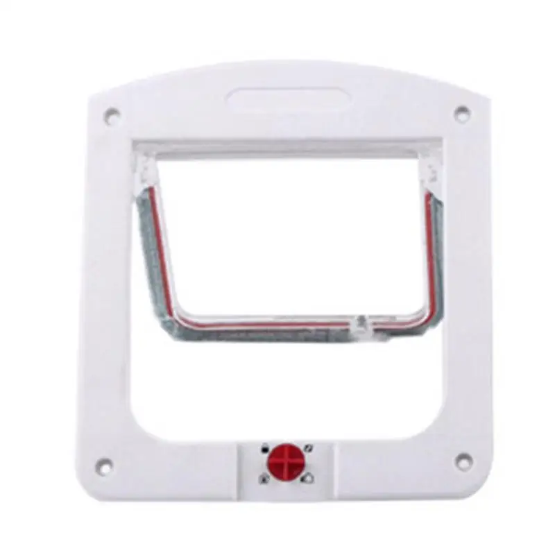 

Pet Door 4 Way Locking Large Dog Cat Door Flap Weatherproof Pet Door Install In Interior And Exterior Doors For Wooden PVC Metal