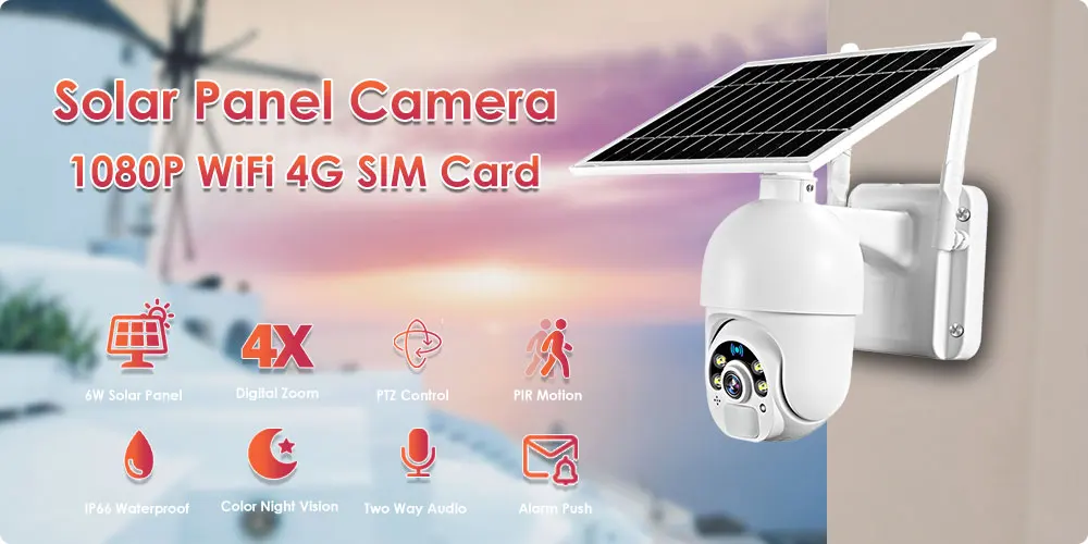 Solar Sım Kartlı Kamera