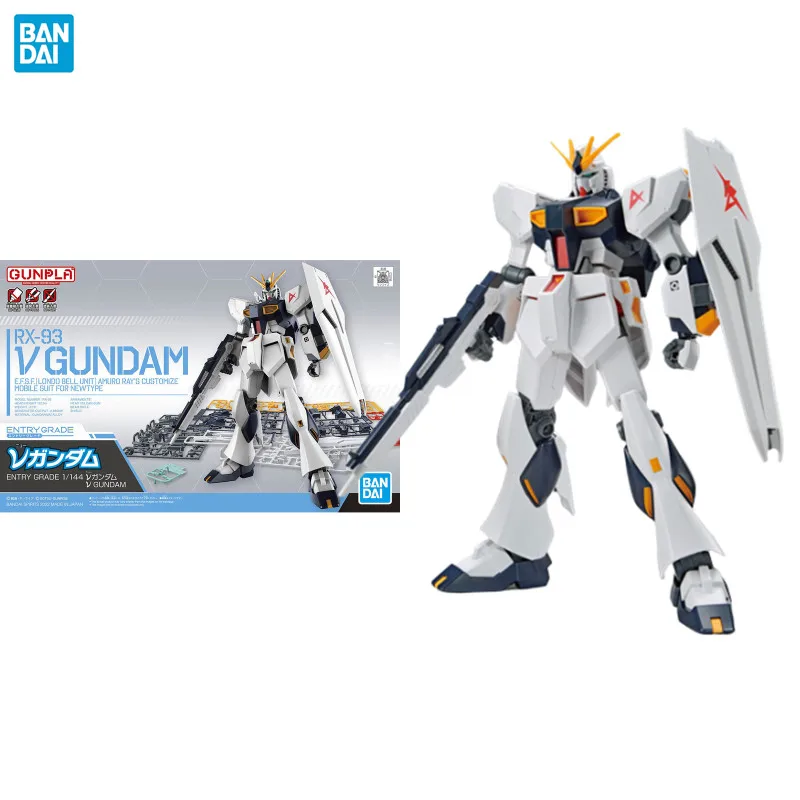 

Оригинальная Подлинная модель Gundam в комплекте, аниме фигурка EG, входной класс, RX-93 VGundam, экшн-фигурка, игрушки, Коллекционная модель, подарки для детей