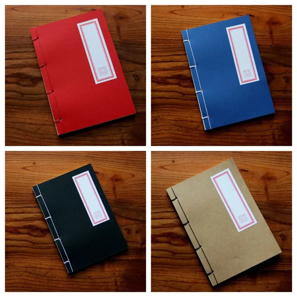 

Traditional Ancient Notebook Creative Chinese Style Calligraphy Note Book Simple Handmade Thread-bound Notebook