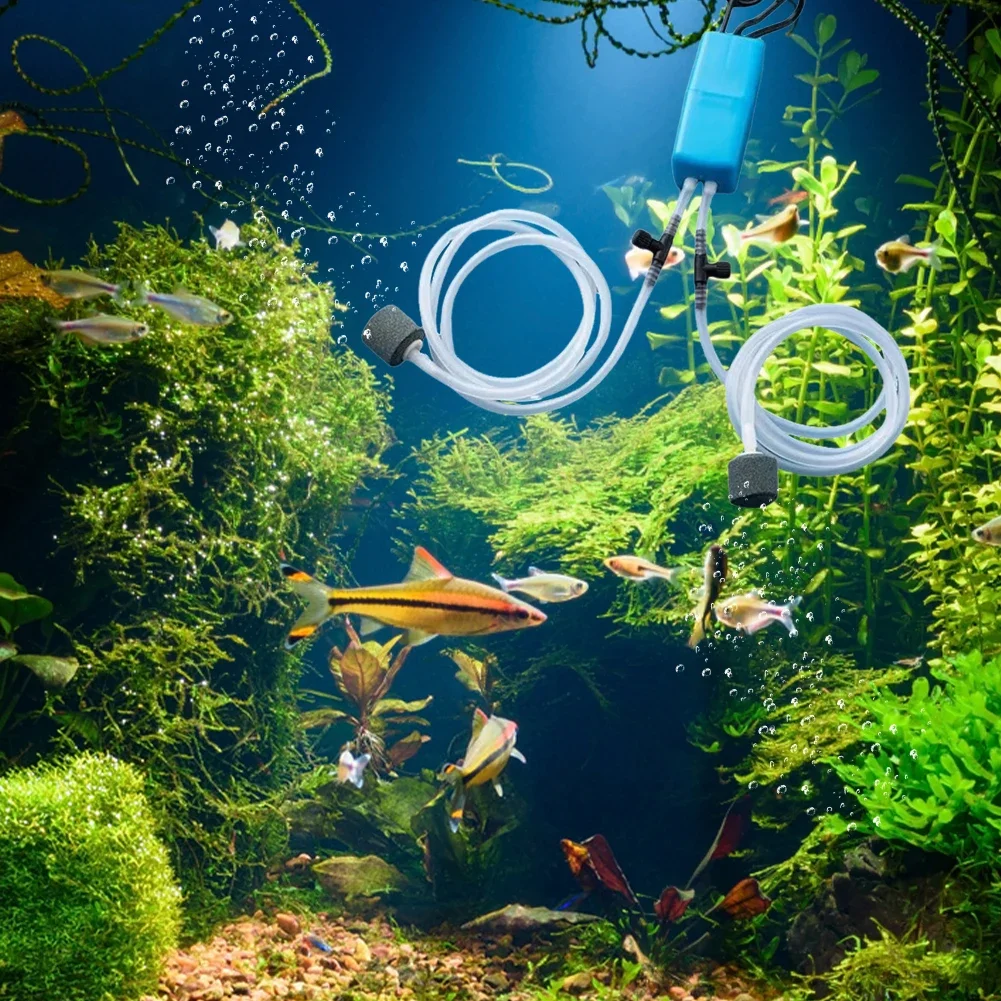 5-1PCS Mini Aquarium Air Pump USB Aquarium Oxygen Air Pump Fish Tank Silent Air Compressor Aerator Portable Fish Tank Air Pump