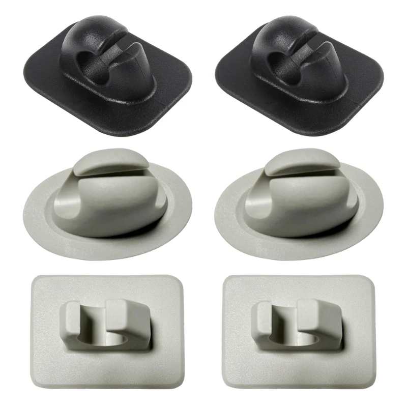 2PC PVC Paddle Clips Oar Stand Holder Clip Buckles for Inflatable Boat Canoe Kayak Rubber Dinghy Fishing Boat Accessories Tools