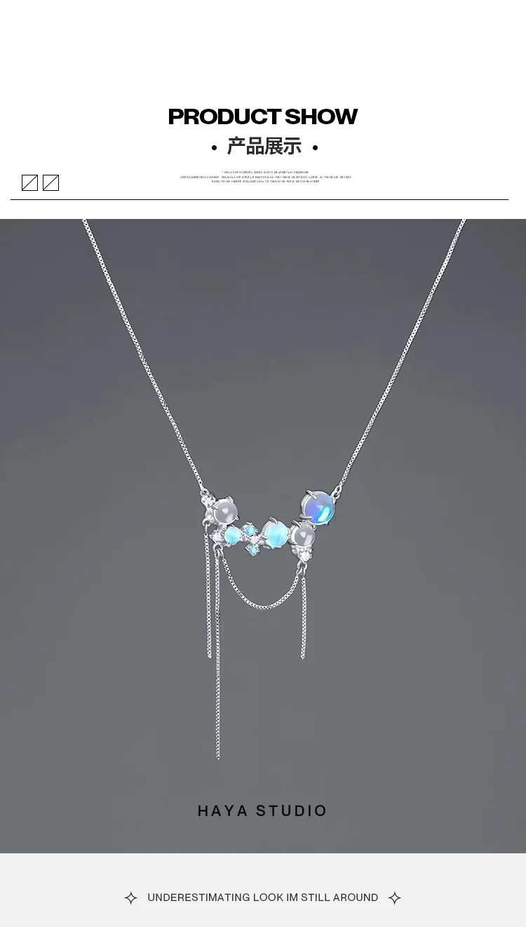 Moonlit Cascade Necklace S73f996f8b40b46e6a7d19f7ae88d3e810