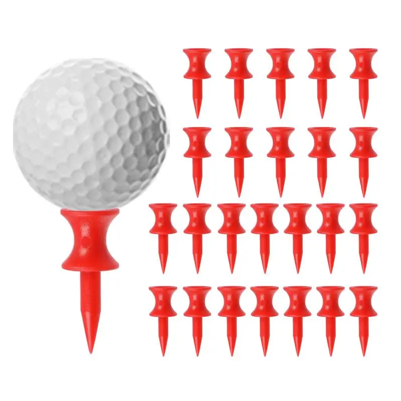 

Golf Tees Bulk 25pcs Anti-Slice Golf Tees 31mm Wheel Type Double Layer Shockproof Golf Tees For Men And Women Golf Practice