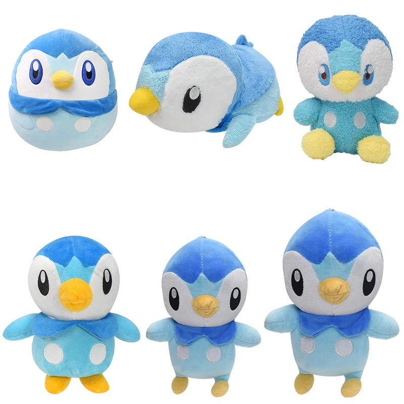 Pokemon Piplup Turtwig Chimchar Plushies zabawka Hisui Sinnoh, pierwszy Partner wypchane lalki kolekcji komiksów pamiątki prezent