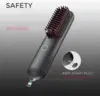 Porta Cordless Hair Straightener Brush, Portable Mini Straightening Brush for Travel, Negative Ion Hot Comb Hair Straighten 5