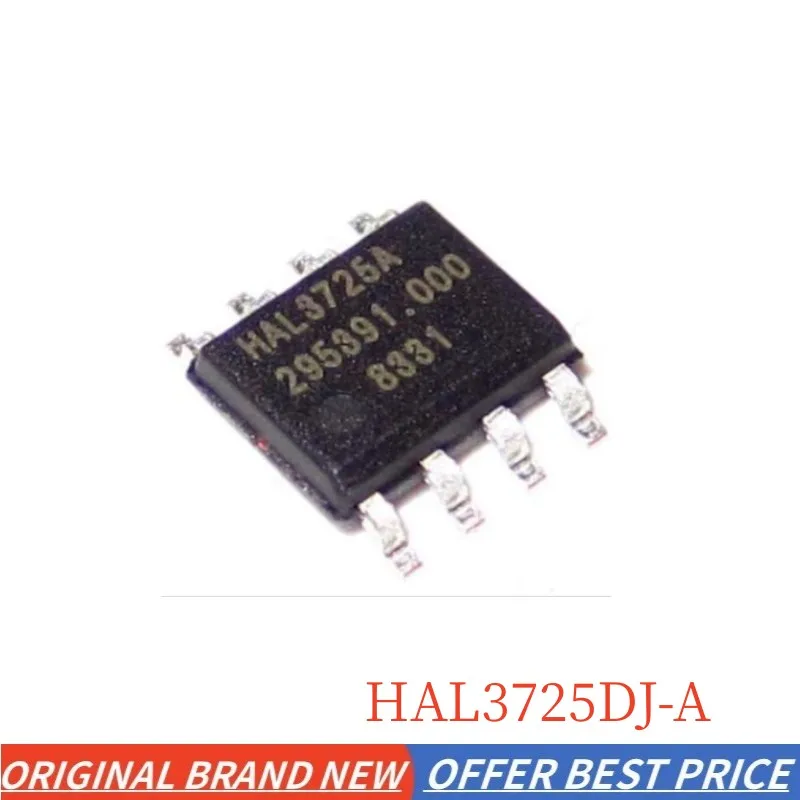 

Brand New HAL3725DJ-A HAL3725A SOIC-8 Board interface Hall effect magnetic sensor chip Robust Programmable 2D Position Sensor