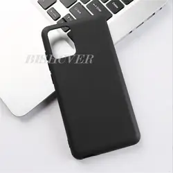 Universal Soft Silicone TPU Phone Case with Back Ring Holder for Alcatel 1B 2022 (Black TPU Case)