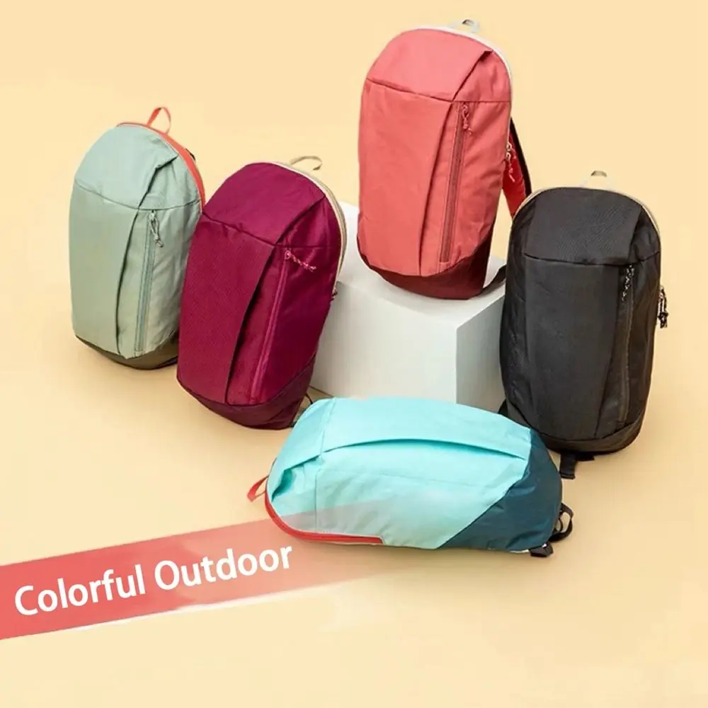 

Riding Student Schoolbag Nylon Fitness Bag Travel Bag Portable Sport Bag Knapsack Lightweight Shoulders Bag Outdoor Backpack