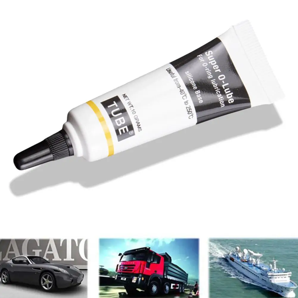 10g Silicone Grease Lubricant silicone grease lubricant silicone grease grease lubricant Waterproof Food Grade For O Rings Faucet Plumbers Home Improvement Coffee Machine