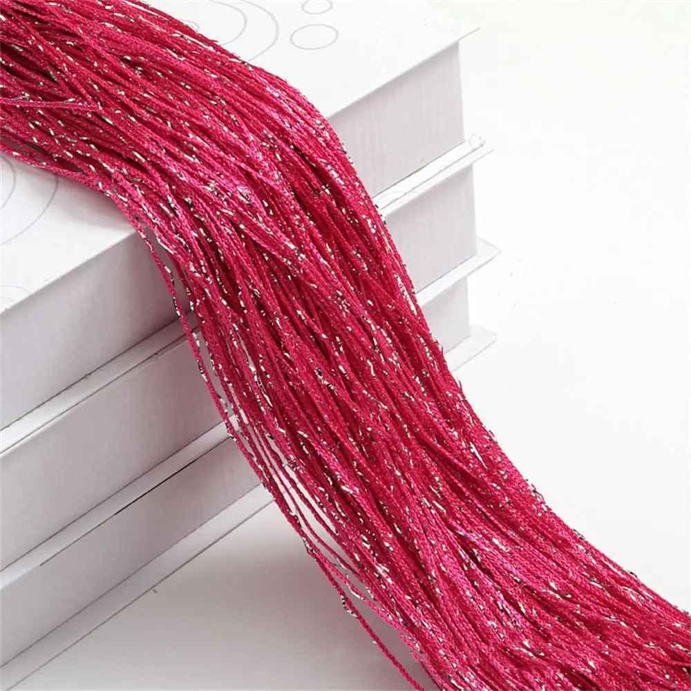 Beaded String Curtain Panels for Doorway or Room Divider - Elegant Fly Screen Net