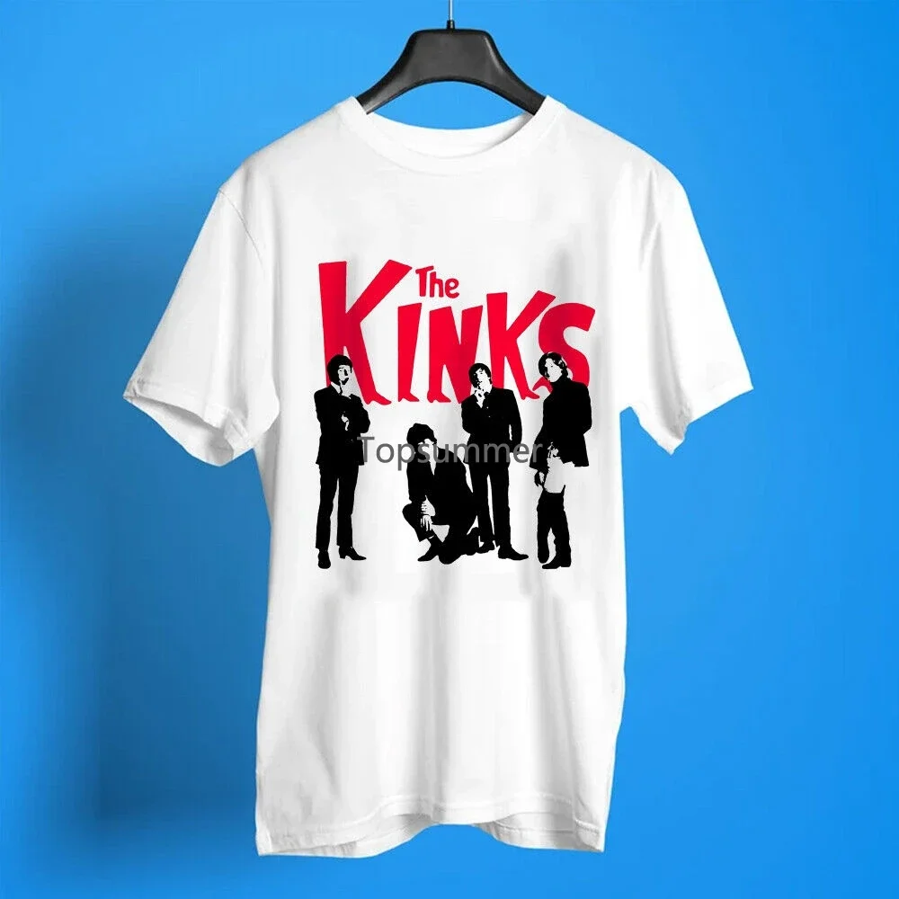 

New Rare The Kinks Shirt 80S Band Member Black All Size Shirt Ny071