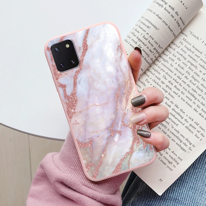 Elegant Marble Pattern Soft Protective Phone Case – Stylish and Durable Cover