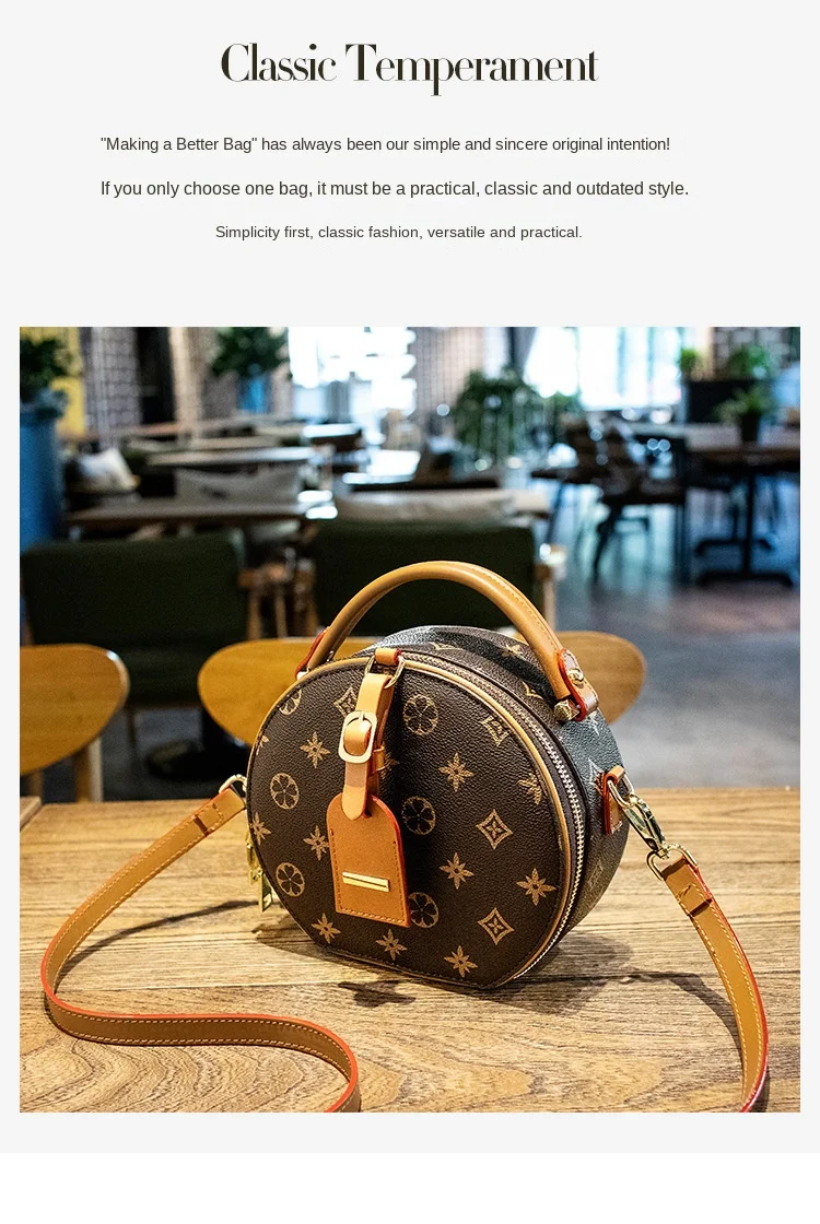 Luxury Designer Boite Chapeau Souple Bag Women High Quality Monogram Coated  Canvas Waterproof Versatile INS Fashion Shoulder Bag