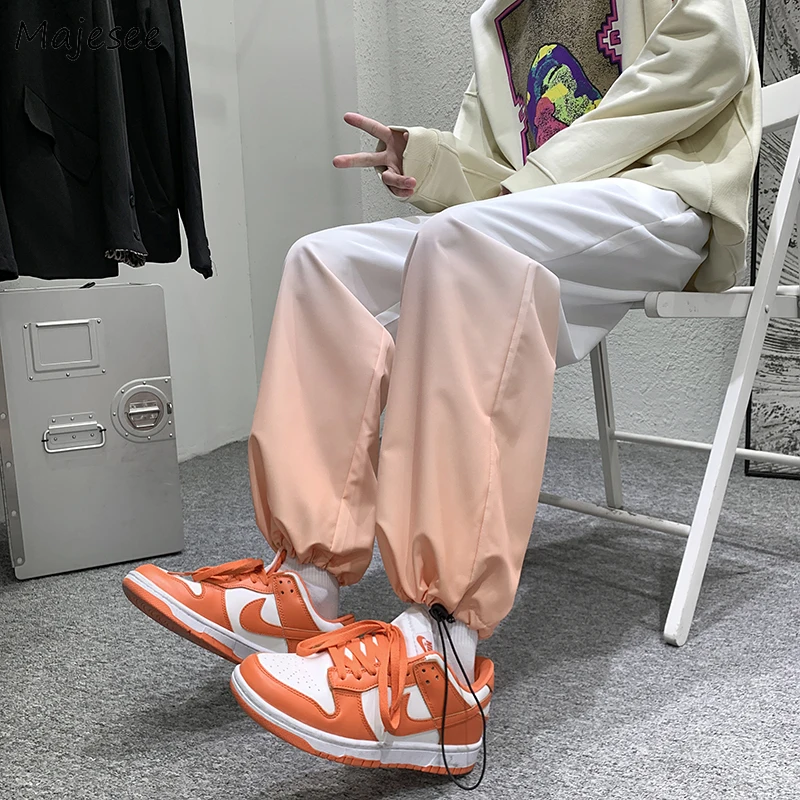 

Pants Men Hip Hop Trendy Wide Leg Trouser European Style Штаны Streetwear Popular Couple All-match Baggy Teens Handsome Ins Cool