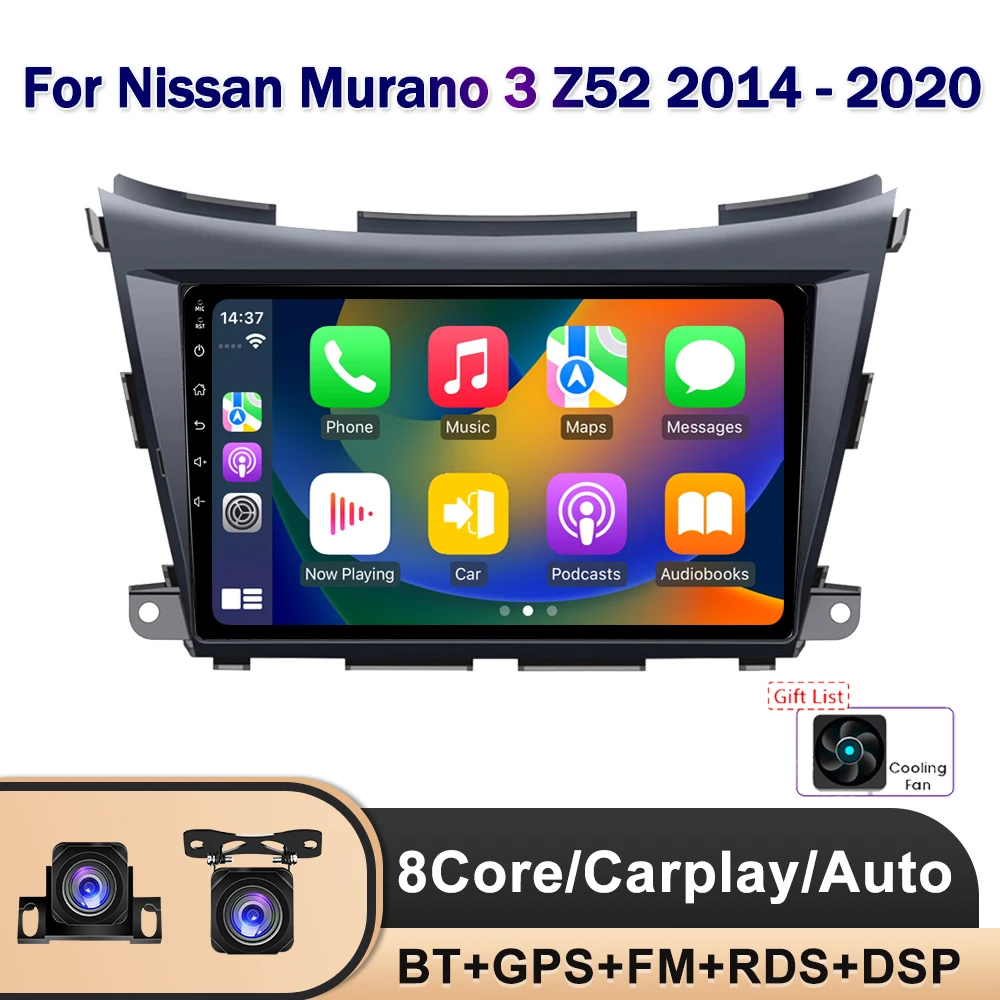 

iorigin Android 12 Car RadioFor Nissan Murano 3 Z52 2014 - 2020 Multimedia 2Din 4G WIFI GPS Navigation Carplay DVD Head Unit