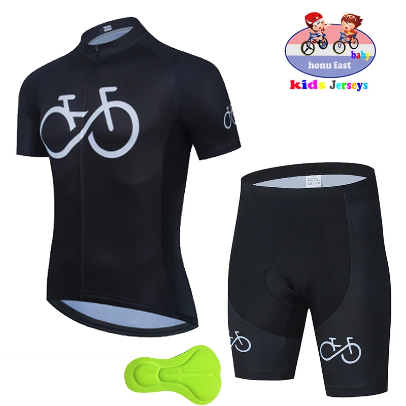 2023 Childrens Cycling Clothes Summer Kids Shorts Jersey Biking Suit Child Clothes MTB Children's Cycling Wear Equipment 4