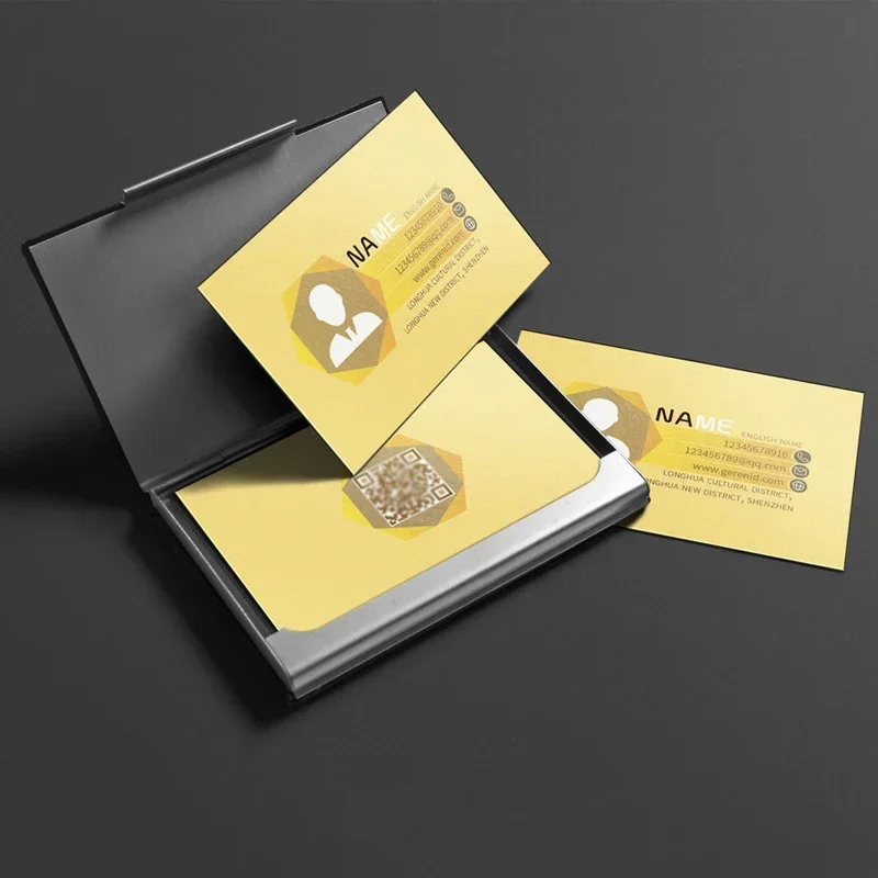 100PCS Cheap Full-color Double-sided Printing Business Card 300Gsm Paper Card