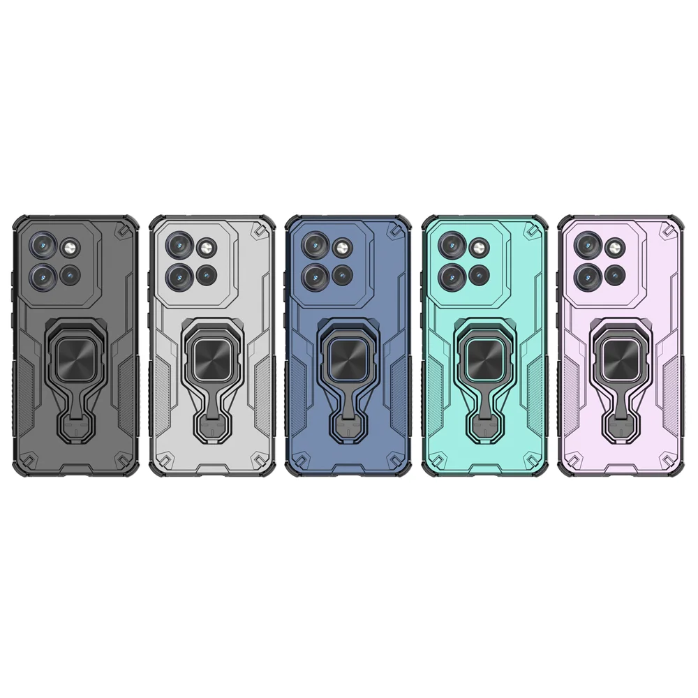Rugged Armor Heavy Duty Hard Case with Metal Kickstand - Durable Protection and Functionality