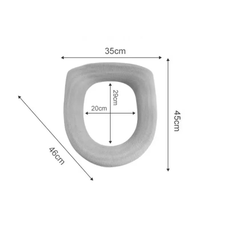 Universal Washable Toilet Seat Cover Closestool Mat Pad Cushion Soft Bathroom Lid Accessories Summer