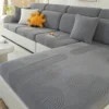 Arches Jacquard Stretch Sofa Cover Polar Fleece Removable Couch Seat Cover WashableAll Season Universal Cover 1