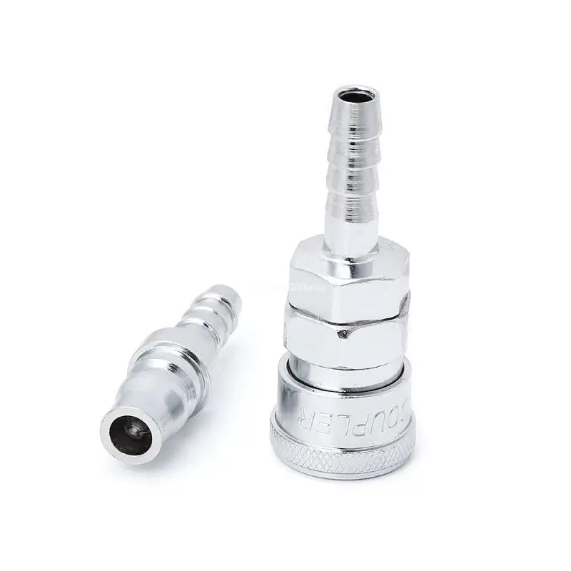 Dropship Del Compressore Dei Connettori Accoppiatore A Sgancio Rapido Del Tubo Pneumatico Da 2 Pezzi 8Mm