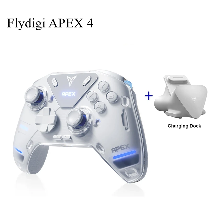 Flydigi APEX 4 Gaming Controller Wireless Gamepad For Switch/Mobile/TV Box PC Gamer PS Cloud Game, Charging Dock