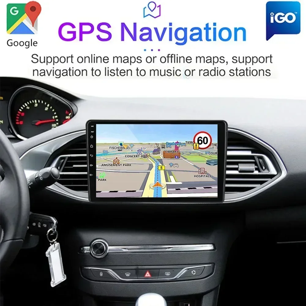 Android 13 2 Din for MAZDA 5 2005 2006 2007 2008 2009 2010 Old Car Radio Multimedia Video Player Navigation GPS RAM 8G+ROM 128G