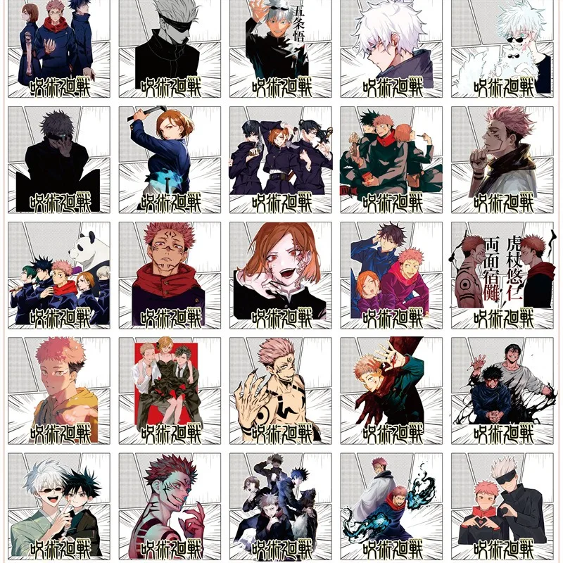 

Jujutsu Kaisen Acrylic Handmade DIY Material Patch Game Peripheral Laser Square Chip Keychain Pendant Educational Gojo Satoru