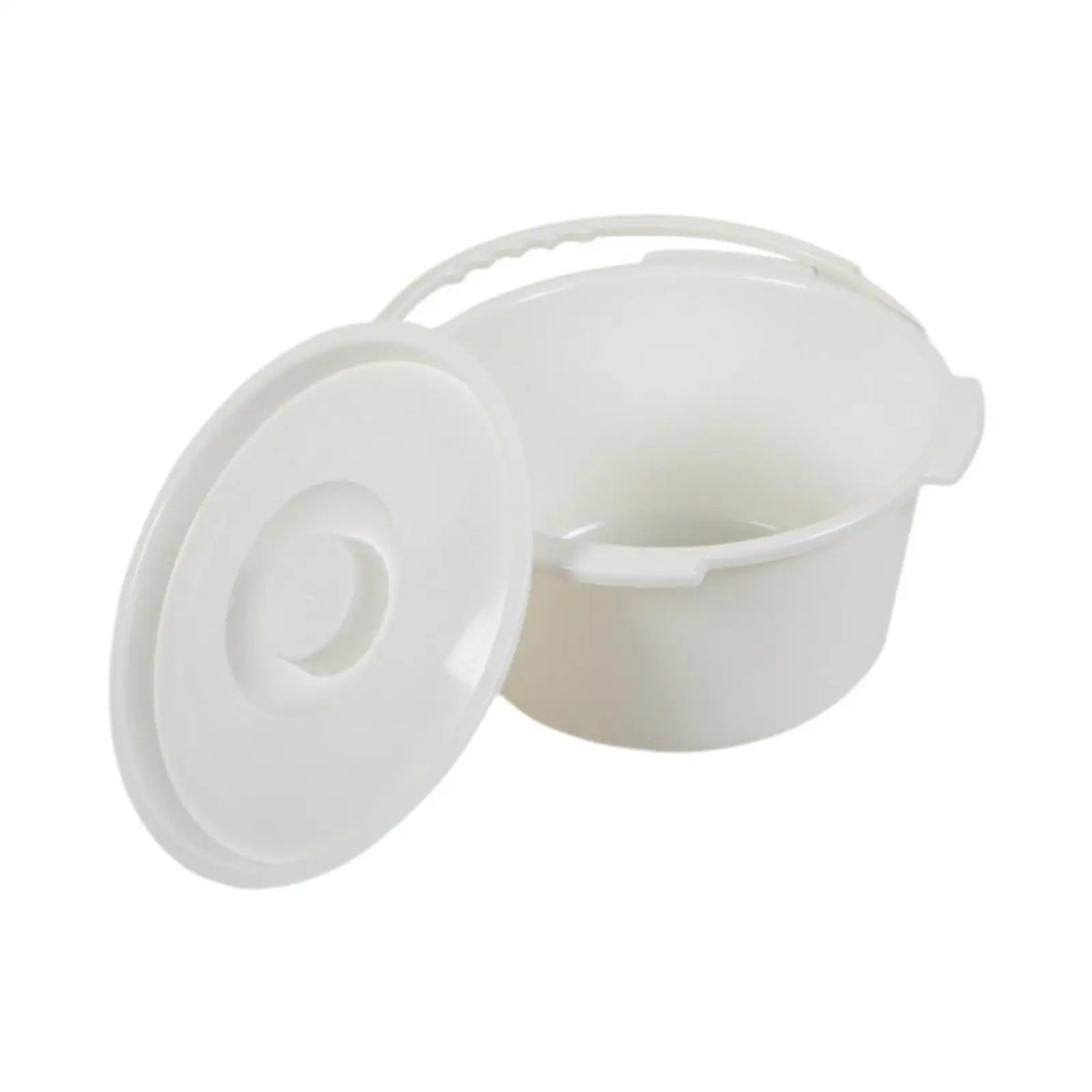 Commode Replacement Bucket Half Pail for Commode Chair Practical Multipurpose Mobile Toilet Bucket for Bedroom Hospital Kids 2