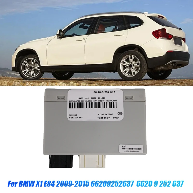 PDC 주차 거리 제어 모듈 66209252637, BMW X1 E84 2009-2015 2 플러그 주차 제어 유닛, 6620 9 252 637