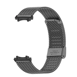Elegant Milanese Metal Mesh Watchband - Amazfit T - Rex 3 (Black)