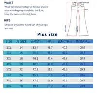 Plus size women's high waisted flared pants, retro embroidered back pocket design, deep blue comfortable women's jeans - Image 4