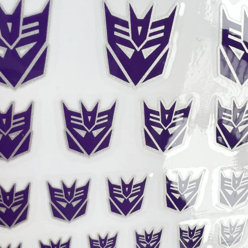 90+ Transformation robot toys G1 sticker Symbol Decal for DIY Toys Accessories Decoration 2 Styles cartoon stickers decorative stickers anime stickers colorful stickers avengers sticker