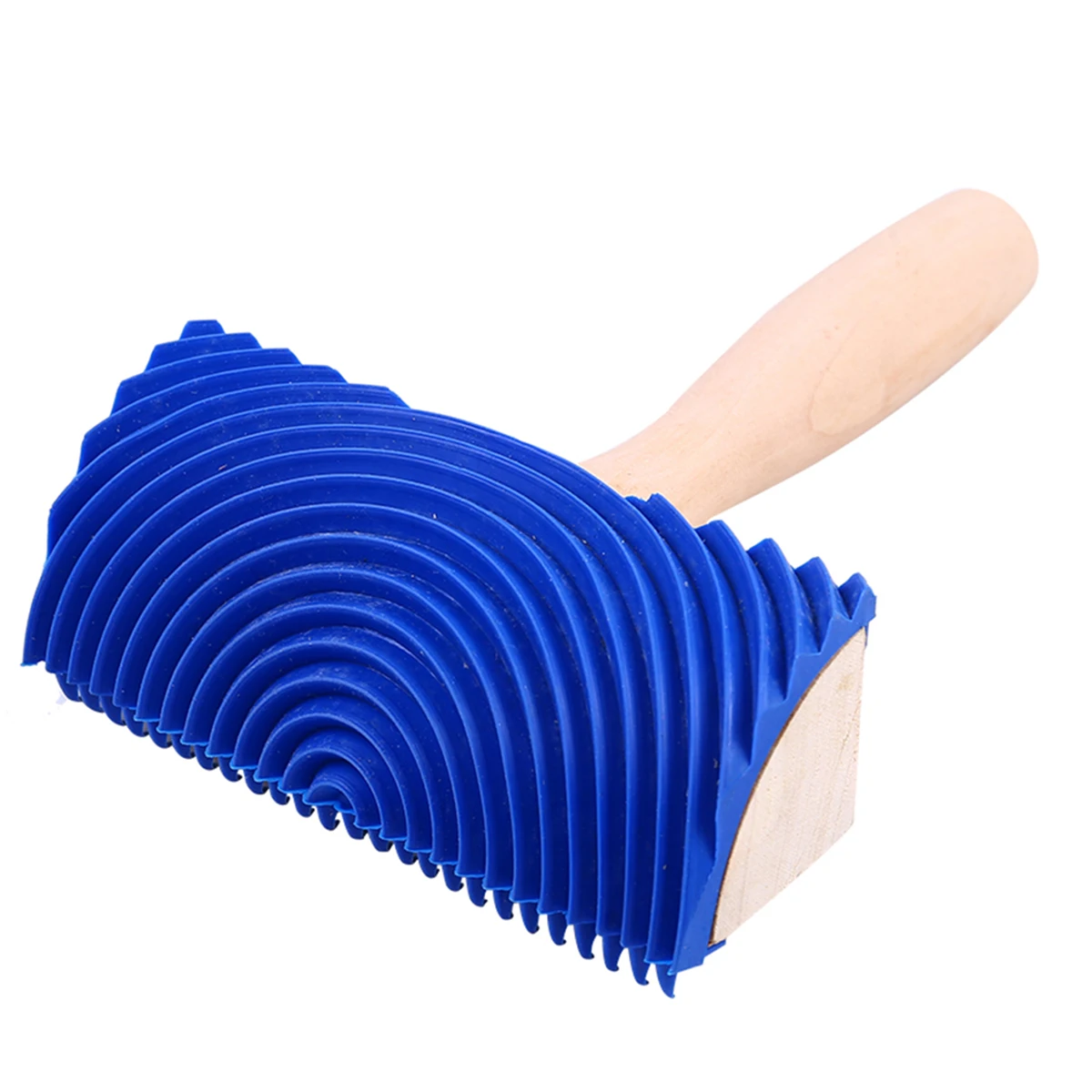 Rubber Wood Grain Paint Roller Wall Painting Tool House DIY Wall Painting Roller with Wooden