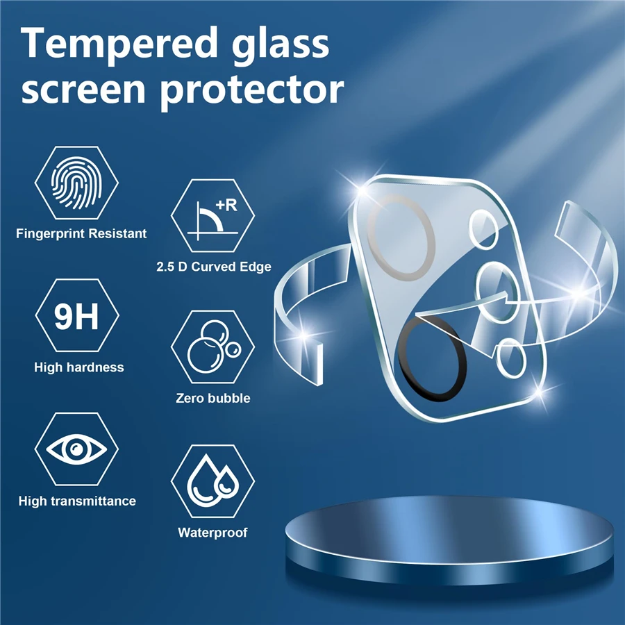 2pcs Tempered Glass Camera Lens Protector For ipad Pro 13 11 2024 Screen Protector For iPad Pro 11 12.9 Protective Film 2