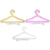 Neon Sign Clothes Hanger LED Light Clothing Hanger Convenient To Use With Switch Practical Clothes Organizer Hanger Romantic 5