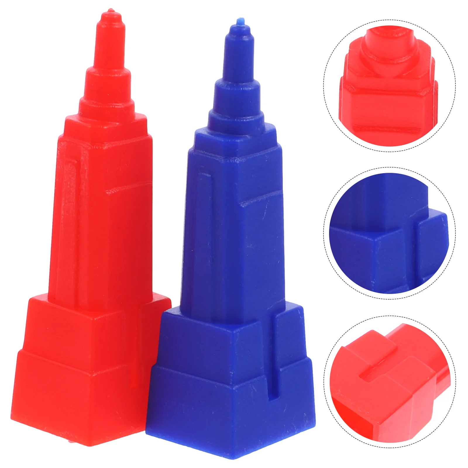 40 Pcs Gioco Scacchi Edificio Espansione Supplemento Pack Accessori Per Le Mani Forti Gettoni Da Tavolo Pedine Plastica Piccolo Prop