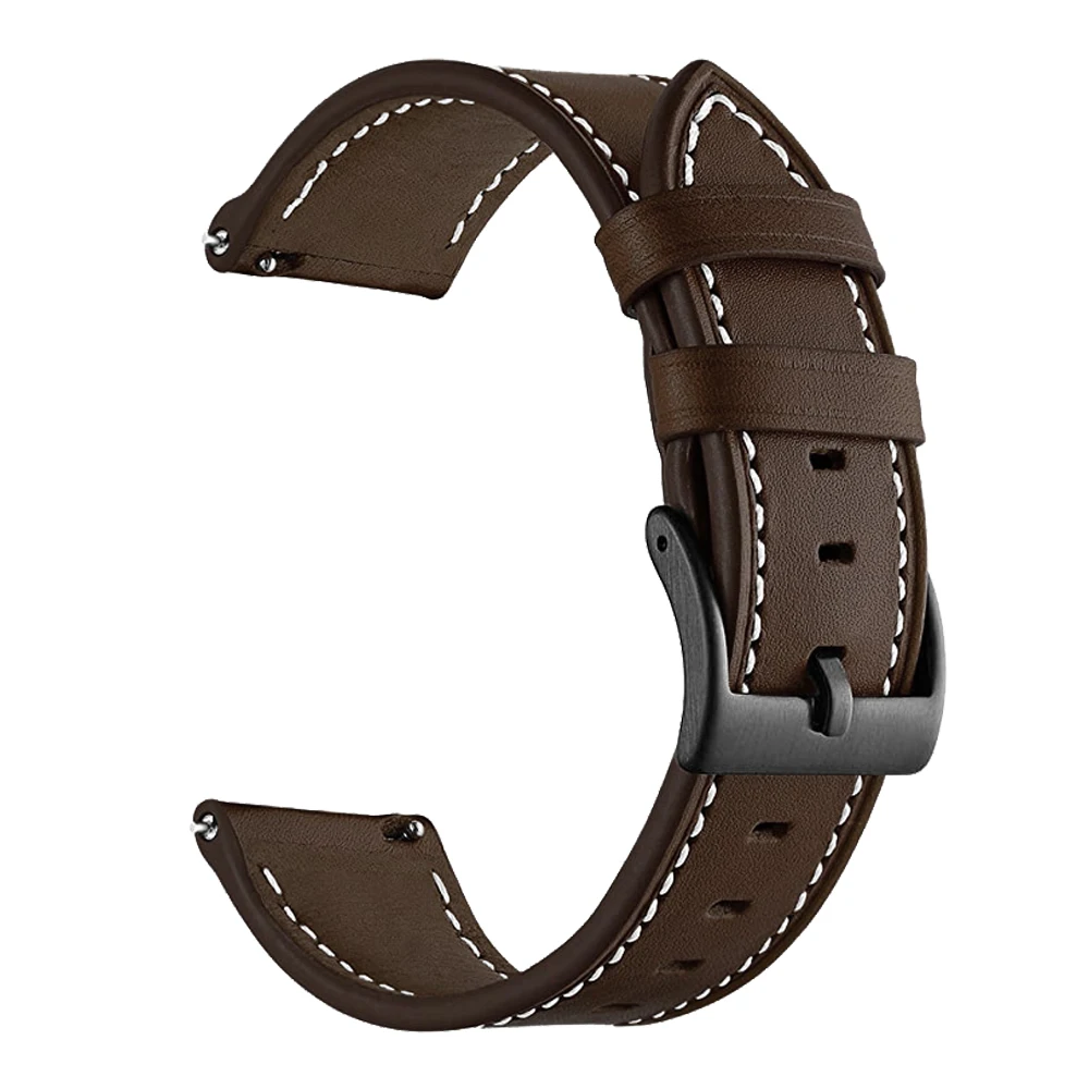 Premium Leather Watchband - 20mm Strap